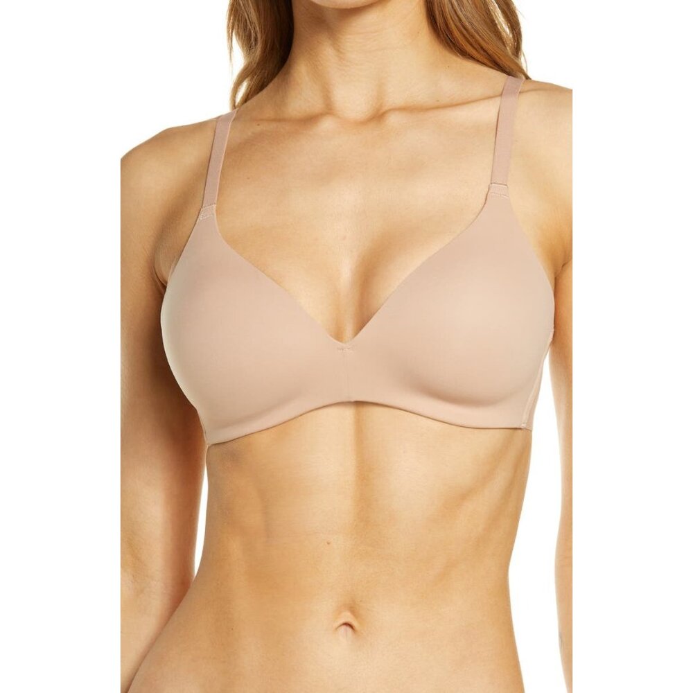 🆕WACOAL Comfort First Wireless T-Shirt Bra Beige 32B #856339
